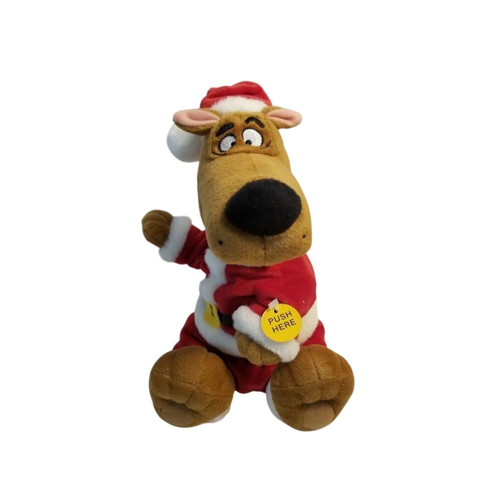 Gemmy SHIMMY SCOOBY-DOO Santa Animated Plush Sings Christmas Carols & Dance